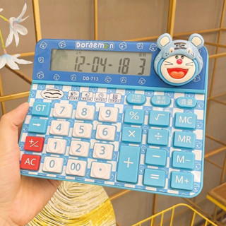 【優惠價】 卡通大號哆啦A夢真人發音語音計算器hello Kitty可愛卡通計算器 送禮 叮噹貓