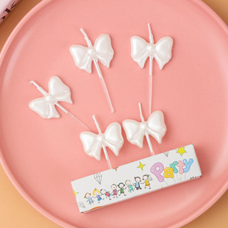訂單滿199出貨 ♞,♘,♙ins簡約蝴蝶結蛋糕裝飾外掛女生日甜品臺烘焙裝扮配件