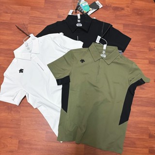 現貨速發#短版上衣 大尺碼 箭頭夏季立體矽膠短袖POLO男士翻領運動休閒商務透氣T恤上衣速乾 全店免運 男生衣著