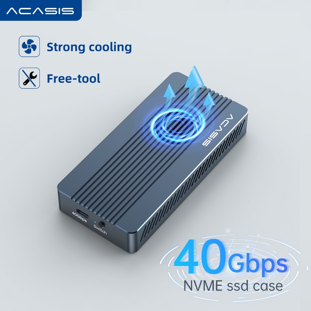 ♞,♘ACASIS 40Gbps Thunderbolt4 NVME M.2 SSD硬碟外接盒兼容USB4-3.0TBU