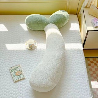豆芽長條抱枕臥室床上睡覺靠枕夾腿神器孕婦側睡專用毛絨玩具宿舍