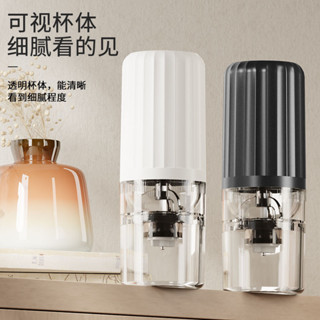 小型全自動咖啡電動研磨機超細打粉機家用學生宿舍充電式咖啡機
