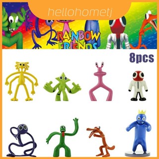 很棒的收藏品 8 件 Roblox Rainbow Friends 公仔玩具模型兒童套裝