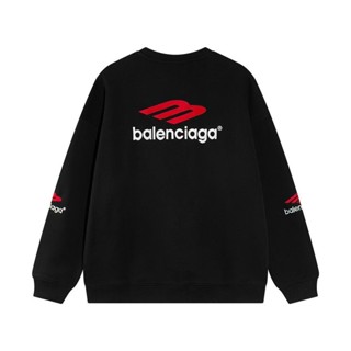 巴黎風3B字母刺繡Logo寬鬆長袖T恤男女同款上衣秋季
