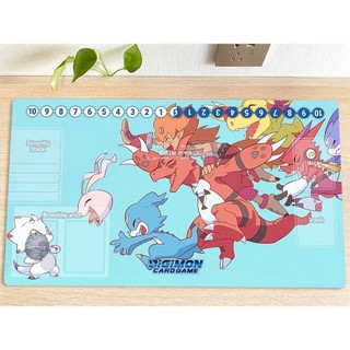 ♞Digimon Adventure Duel Playmat DTCG CCG Mat Gammamon Veemon