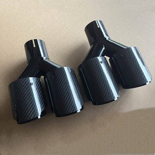 現貨熱銷 碳纖維天蠍AK一出二雙出尾喉汽車排氣管專用尾嘴改裝四出尾喉裝飾