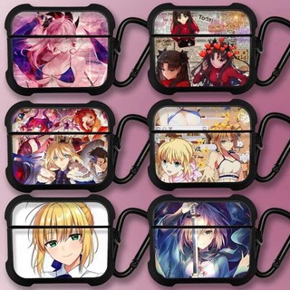 動漫耳機殼 fate Saber 適用 pro 保護套 蘋果 保護殼 耳機 矽膠 防滑 防摔 創意個性 吾王 c63