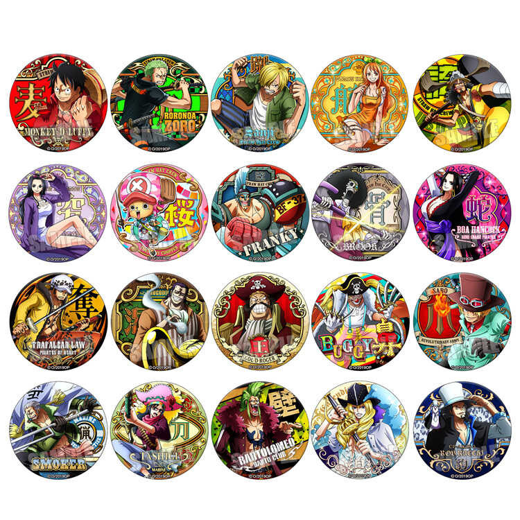 胸章 吧唧 海賊王徽章 海賊王周邊 2025年新款onepiece海賊王航海王狂熱行動吧唧路飛路奇薩博動漫徽 3c7