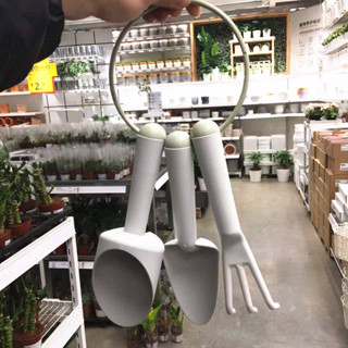 現貨熱銷 IKEA/宜家 格拉馬洛硬塑膠園藝鏟種花園藝工具鏟兒童玩沙鏟玩具