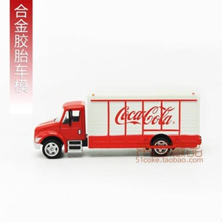 正版合金膠胎 全新可口可樂運輸車/貨車/貨櫃車/卡車模型 擺件