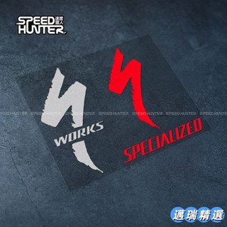 熱賣 自行車車貼閃電Specialized自行車隊works裝飾貼紙山地公路車身車架貼花公路車貼紙腳踏車貼紙B