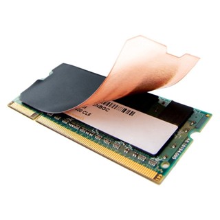 ♞Seve 筆記本電腦內存散熱器純銅散熱貼紙 DDR4 DDR5 超薄散熱墊適用於 M2 2280 存儲卡