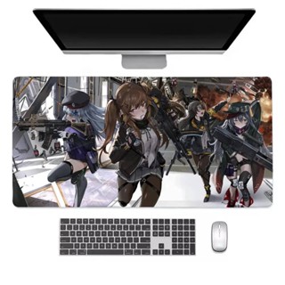 Gamer Girls 前線鼠標墊鍵盤桌墊,卡哇伊橡膠,防滑桌墊,XXL90x40cm