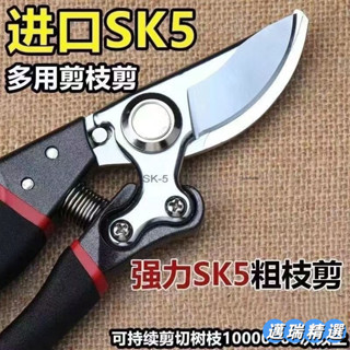 熱賣 園藝剪刀花剪滑輪剪刀多功能園藝剪刀修枝剪樹枝剪花藝剪粗枝剪刀園藝工具剪德國工藝果樹剪花枝剪刀H5G