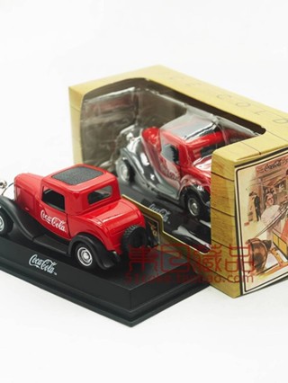 禮盒裝 可口可樂1950年代FUTE老爺車1:32運輸轎車合金車汽車模型