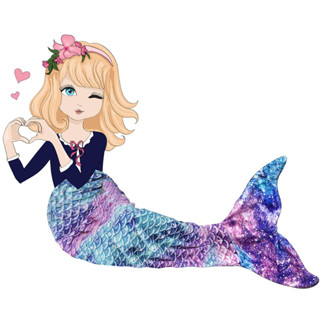 美人魚尾巴兒童睡袋美人魚毯嬰兒踢法蘭絨兒童毯