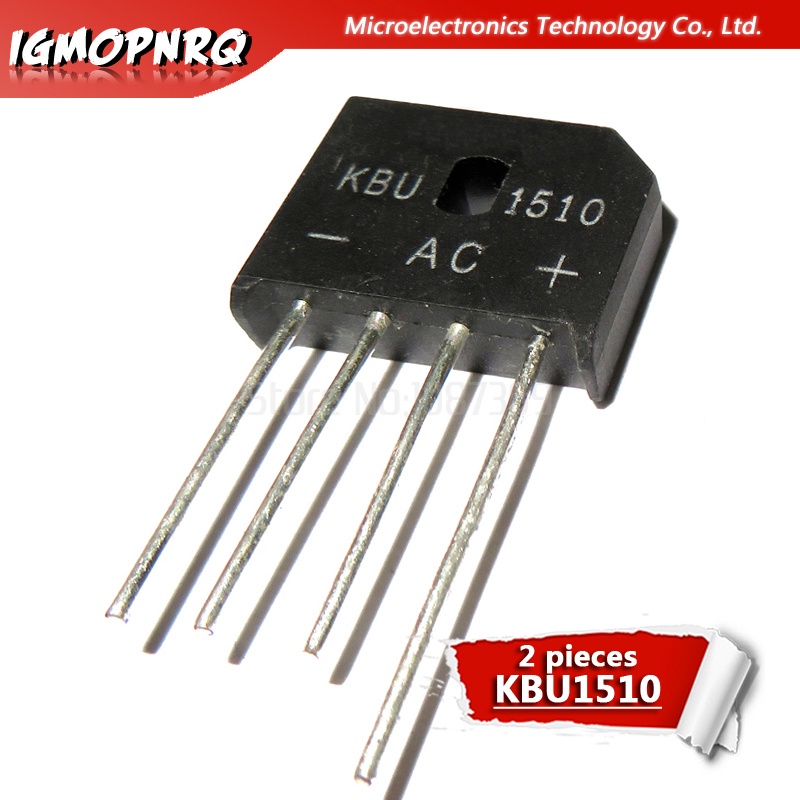 5pcs KBU1010 KBU-1010 10A 1000V 二極管橋式整流器 KBU1510 KBU-1510 KB