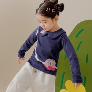 OB嚴選 POLI 波力．純棉娃娃領安寶急救箱印花上衣(女童) 《IP0013》童裝/現貨