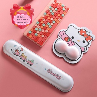 防滑可愛紙箱圖案 Hello Kitty 電腦鼠標墊鍵盤護腕墊辦公用簡約