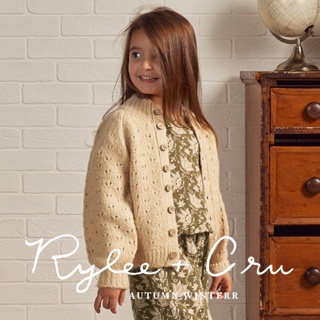 《24H出貨》美國 Rylee + Cru 鬱金香織紋羊毛針織外套 童裝 針織外套 女孩針織外套 羊毛針織 美國設計