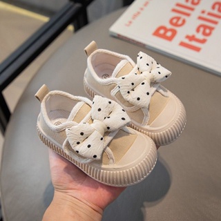 2023新款春秋季女童帆布鞋1-3歲軟底寶寶學步鞋子嬰兒幼兒童室內
