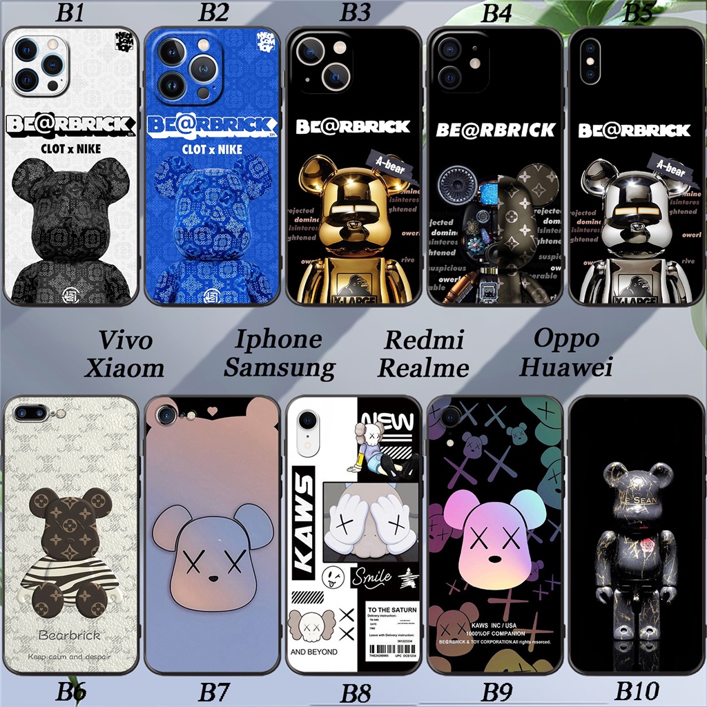 Kaws Bearbrick Apple iPhone 14 PRO MAX PLUS 【現貨】矽膠軟套相機保護手機殼
