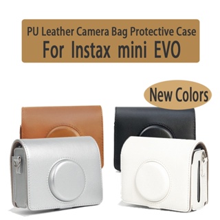 【新款現貨】 適用於 Instax mini EVO 相機包 PU皮相機包 相機保護套