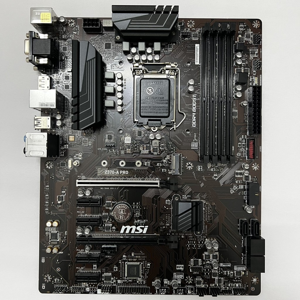 ♞,♘,♙現貨 MSI/微星Z370-A PRO 1151針 Z370M-S01 MORTAR 支持8-9代 DDR4