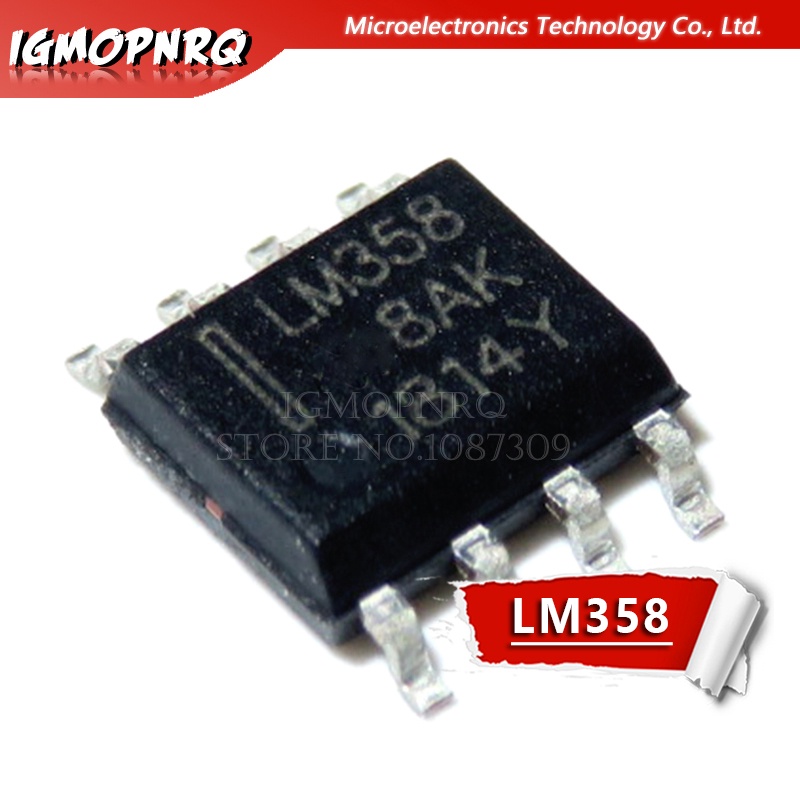 50 件 LM358 LM358DR SOP8 運算放大器 - 運算放大器雙低全新