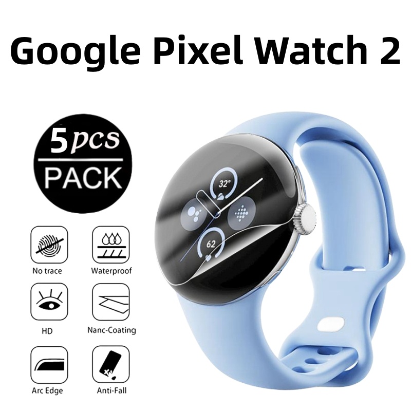 2-5 件適用於 Google Pixel Watch 2 的軟屏幕保護膜 Pixel Watch Watch Watc