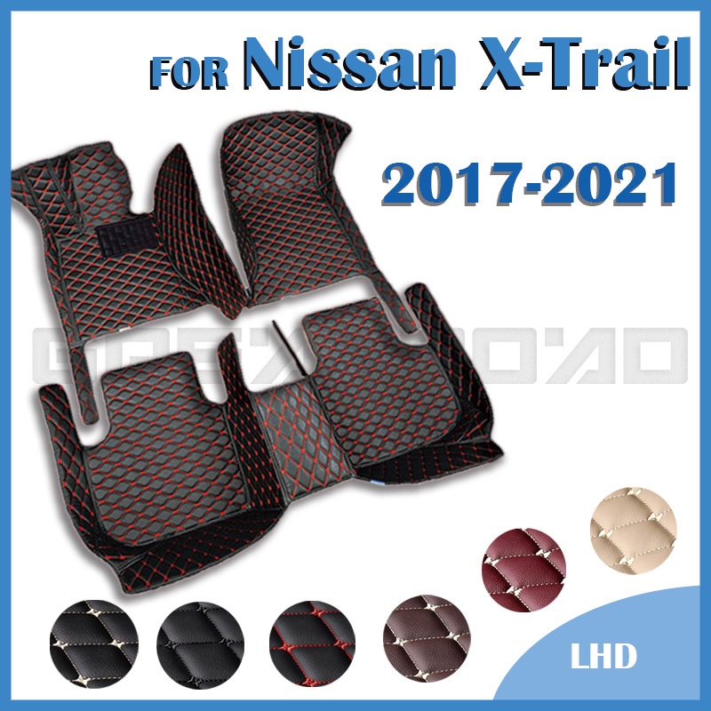 NISSAN 日產 X-Trail 七座汽車腳墊 2017 2018 2019 2020 2021 定制汽車腳墊地毯罩內