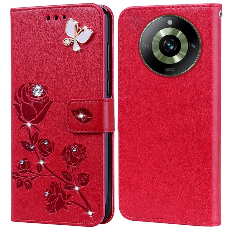Realme 1 Pro+ 鑽石壓花印花玫瑰手機殼