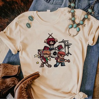 Scott Pilgrim Tee 女士日本街頭服飾 T 恤女動漫街頭服飾漫畫服裝
