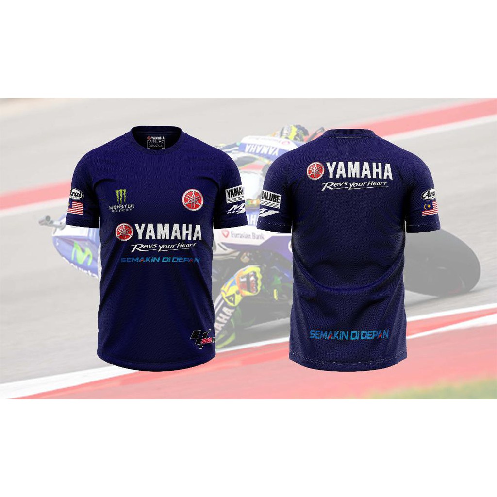 山葉 2023 BAJU YAMAHA GP T 恤 -