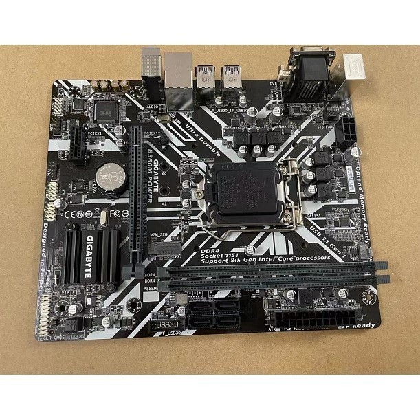 ♞kiki 優選鋪 品質保障全新技嘉B360M-POWER 1151 DDR4 小板 支持8代 9代CPU M2