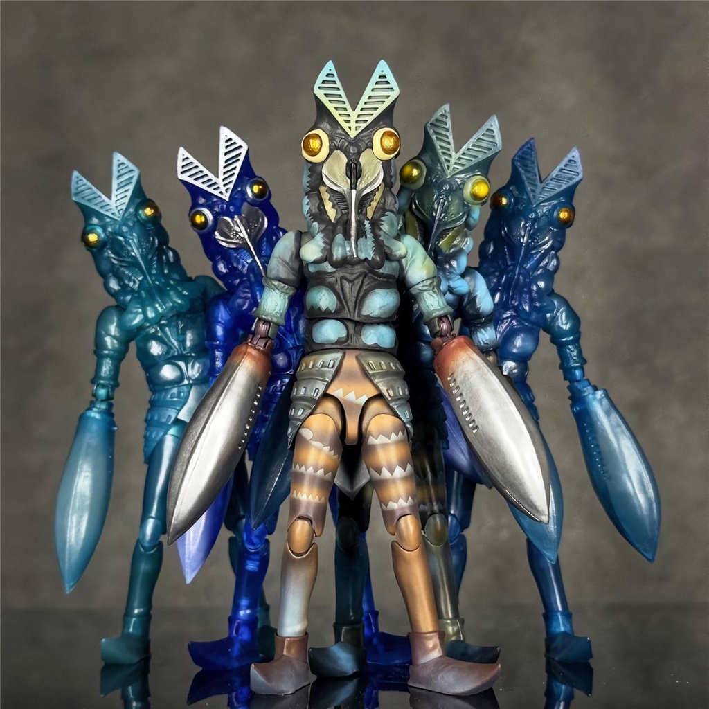 改良修復版小龍蝦 SHF 巴爾坦星人 奧特曼怪獸玩具 關節可動手辦