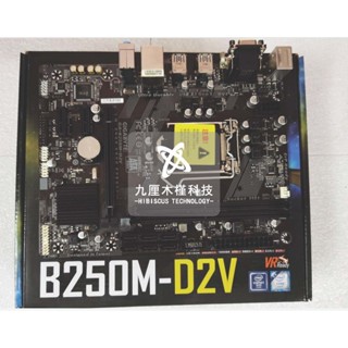 ♞,♘現貨 庫存盒裝主機板Gigabyte/技嘉B250M-D2V支援1151針DDR4雙通道小板