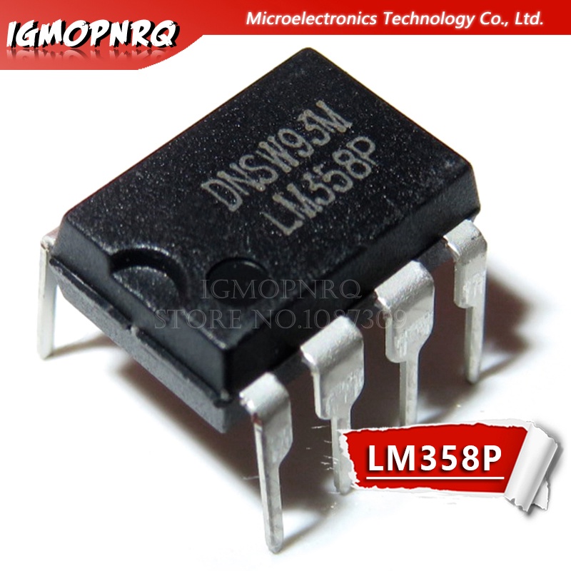 10 件 LM358 LM358P DIP-8 運算放大器 - 運算放大器雙運算放大器全新