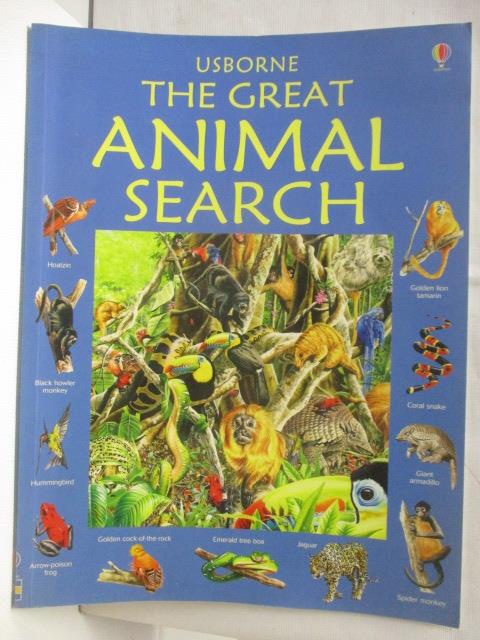 Usborne The Great Animal Search【T4／少年童書_O41】書寶二手書