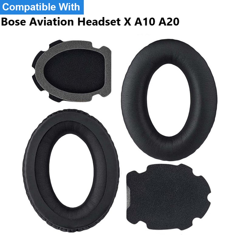 Bose Aviation Headset X A10 A20 耳機耳墊耳墊海綿耳機耳罩替換耳墊