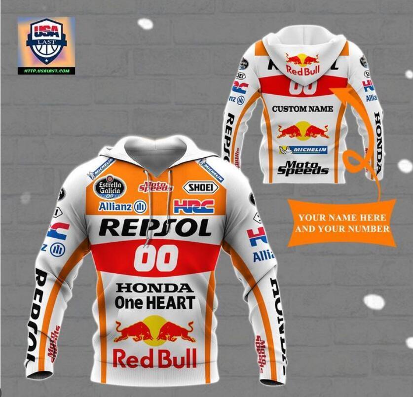 2023 新品 Repsol Honda Racing Michelin Motospeeds Red Bull 男士運