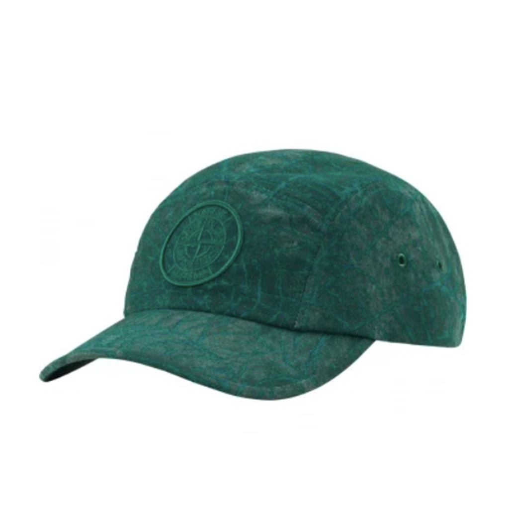 [FLOMMARKET] Supreme x Stone Island 23FW Camp Cap 老帽 綠色