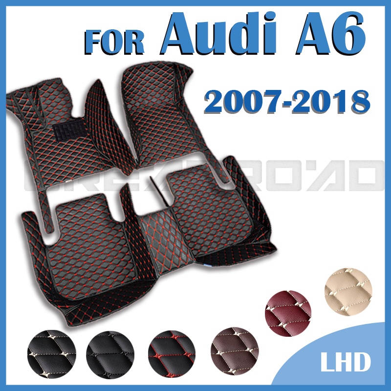 汽車腳墊適用於奧迪 A6 Wagon/Avant 2007 2008 2009 2010 2011 2012 2013