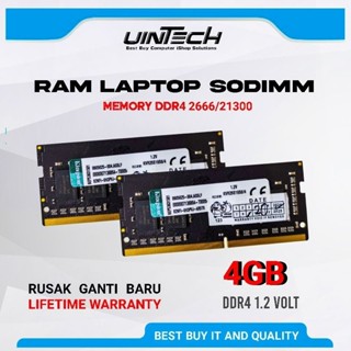 ♞,♘,♙Sodimm DDR4 筆記本電腦記憶體 RAM 4GB 2666MHZ/2300 1.2V 金士頓
