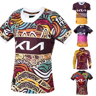 2023 2024 brisbane broncos INDIGENOUS CITY 橄欖球球衣布里斯班野馬隊主客場橄欖