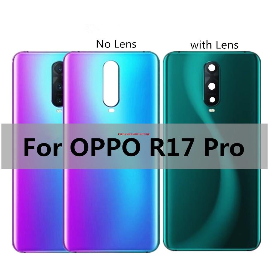 Ebstore-oppo R17 Pro 新玻璃電池後蓋門殼電池蓋維修後蓋電池外殼