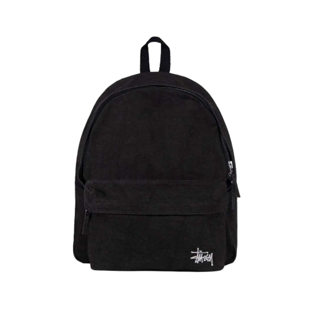 [FLOMMARKET] Stussy Canvas Backpack 後背包 水洗 黑色