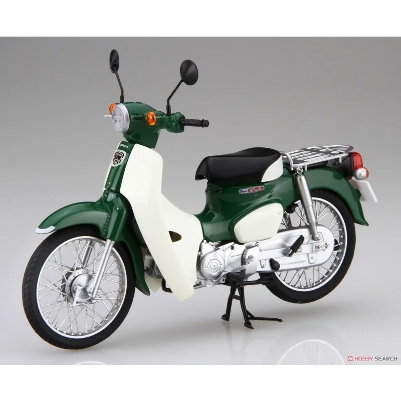 HONDA Fujimi 14197 塑料 1/12 本田 Super Cub110(塔斯馬尼亞綠色金屬)摩托車套件,適