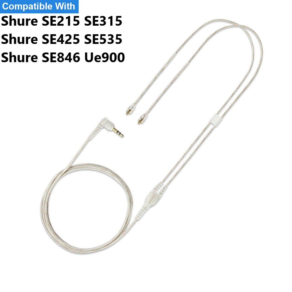 SHURE 舒爾 SE215 SE315 SE425 SE535 SE846 Ue900 替換音頻線耳機 3.5 毫米轉