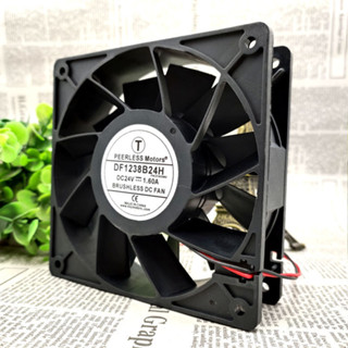 ♞,♘,♙原裝 PEERLESS DF1238B24H DC24V 1.60A 12cm 變頻器 大風量 風扇